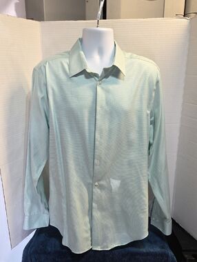 Calvin Klein Light Mint Green Men's Dress Shirt